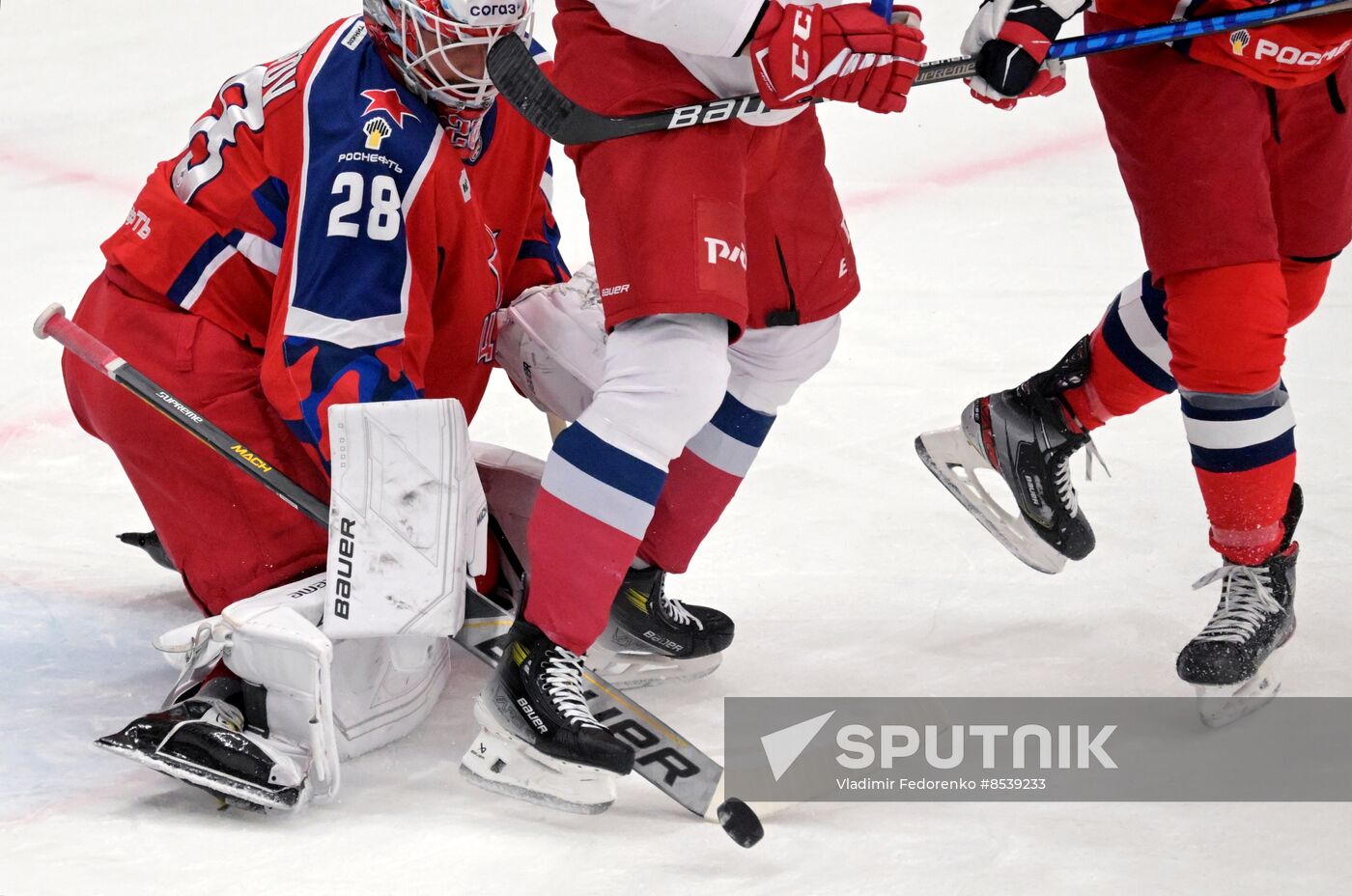 Russia Ice Hockey Kontinental League CSKA - Lokomotiv