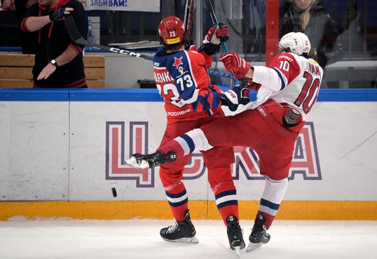 Russia Ice Hockey Kontinental League CSKA - Lokomotiv