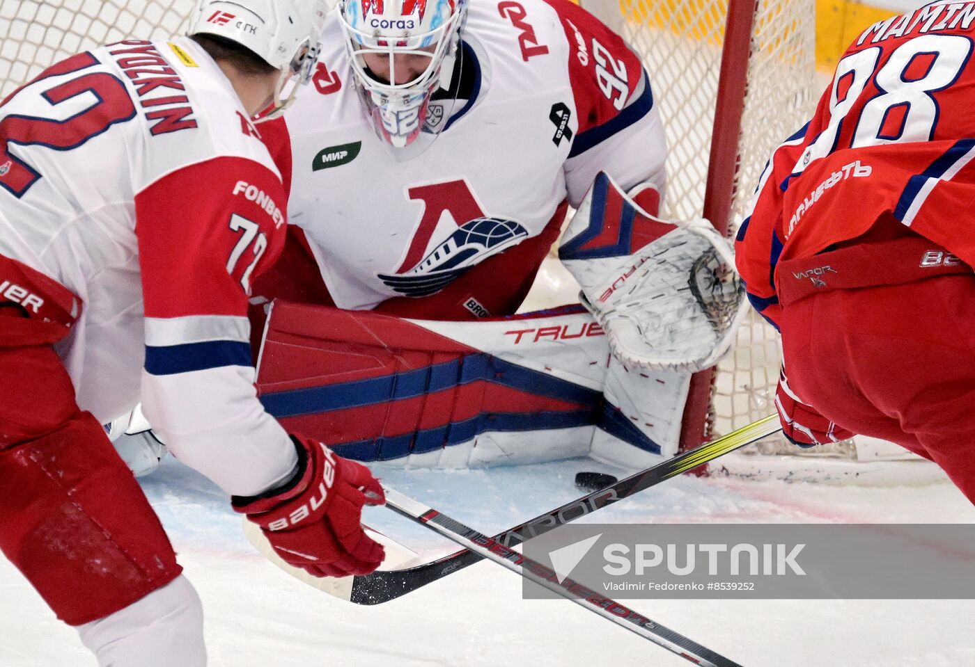 Russia Ice Hockey Kontinental League CSKA - Lokomotiv