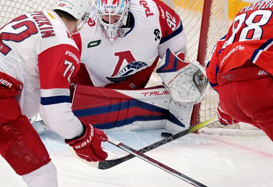 Russia Ice Hockey Kontinental League CSKA - Lokomotiv