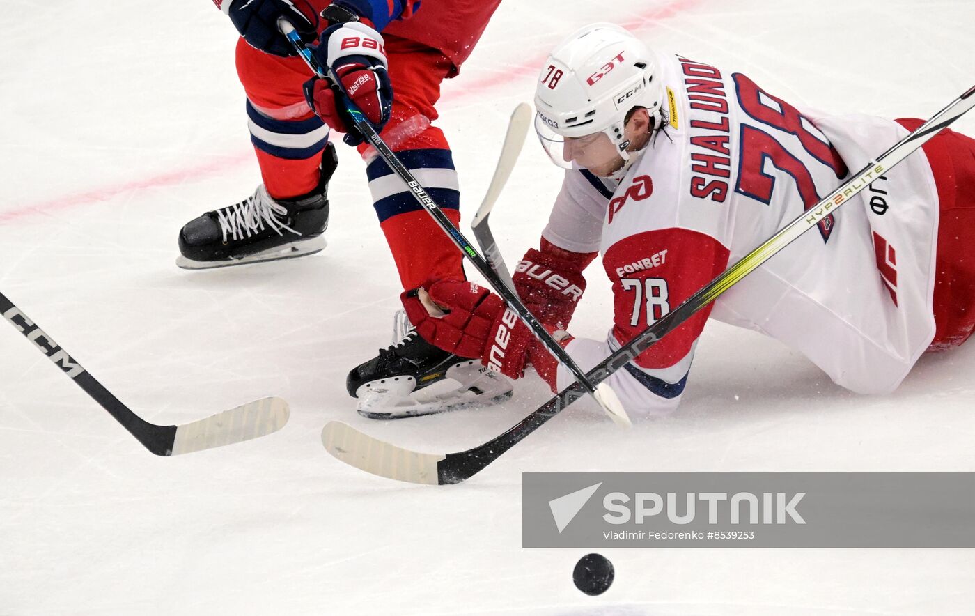 Russia Ice Hockey Kontinental League CSKA - Lokomotiv