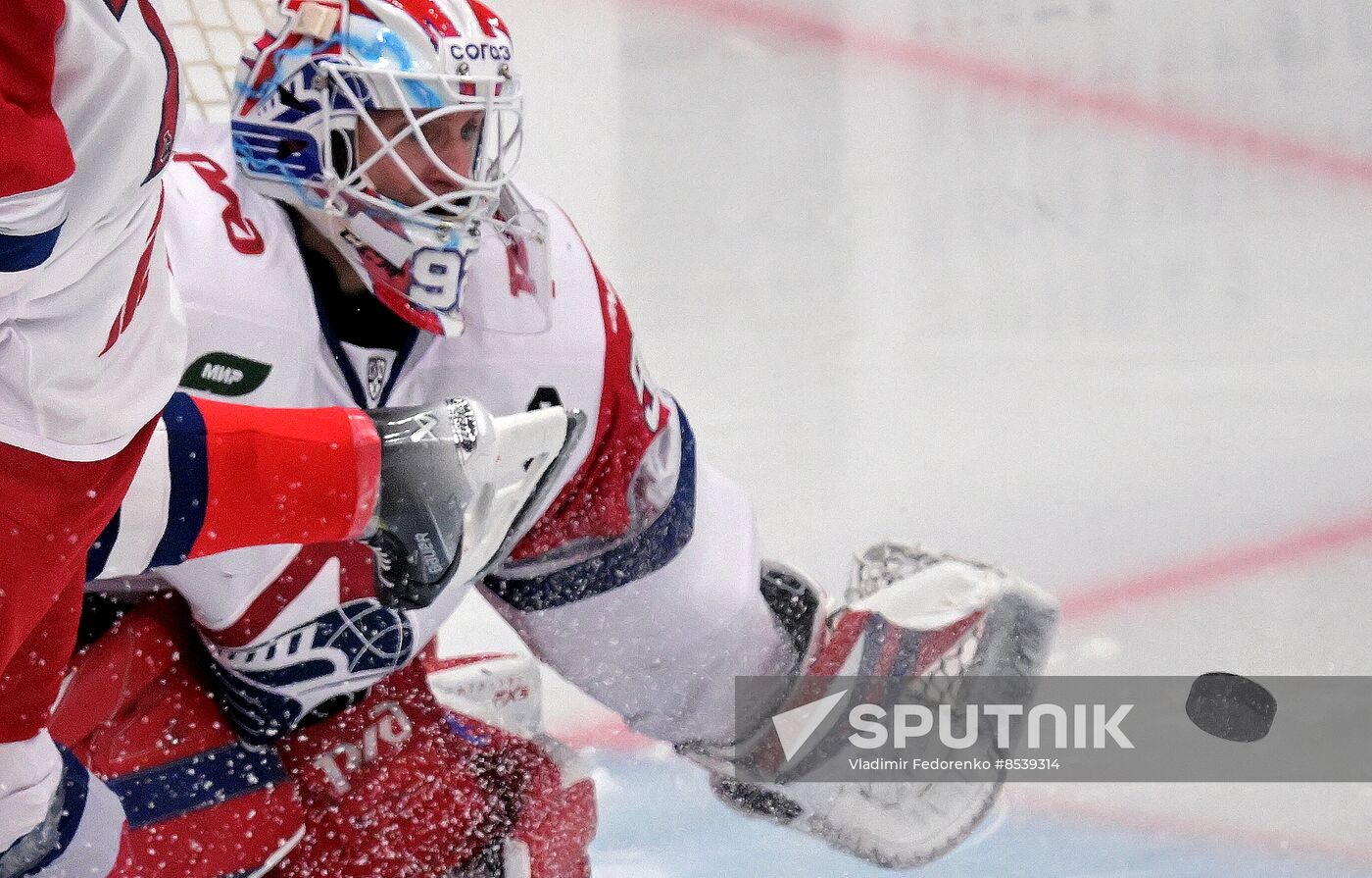 Russia Ice Hockey Kontinental League CSKA - Lokomotiv