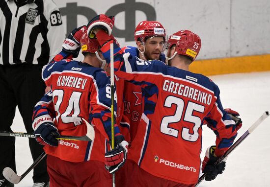 Russia Ice Hockey Kontinental League CSKA - Lokomotiv