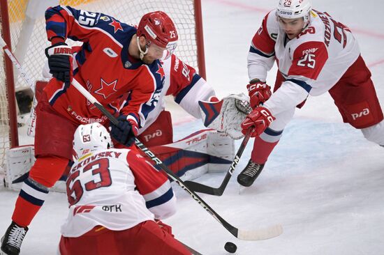 Russia Ice Hockey Kontinental League CSKA - Lokomotiv