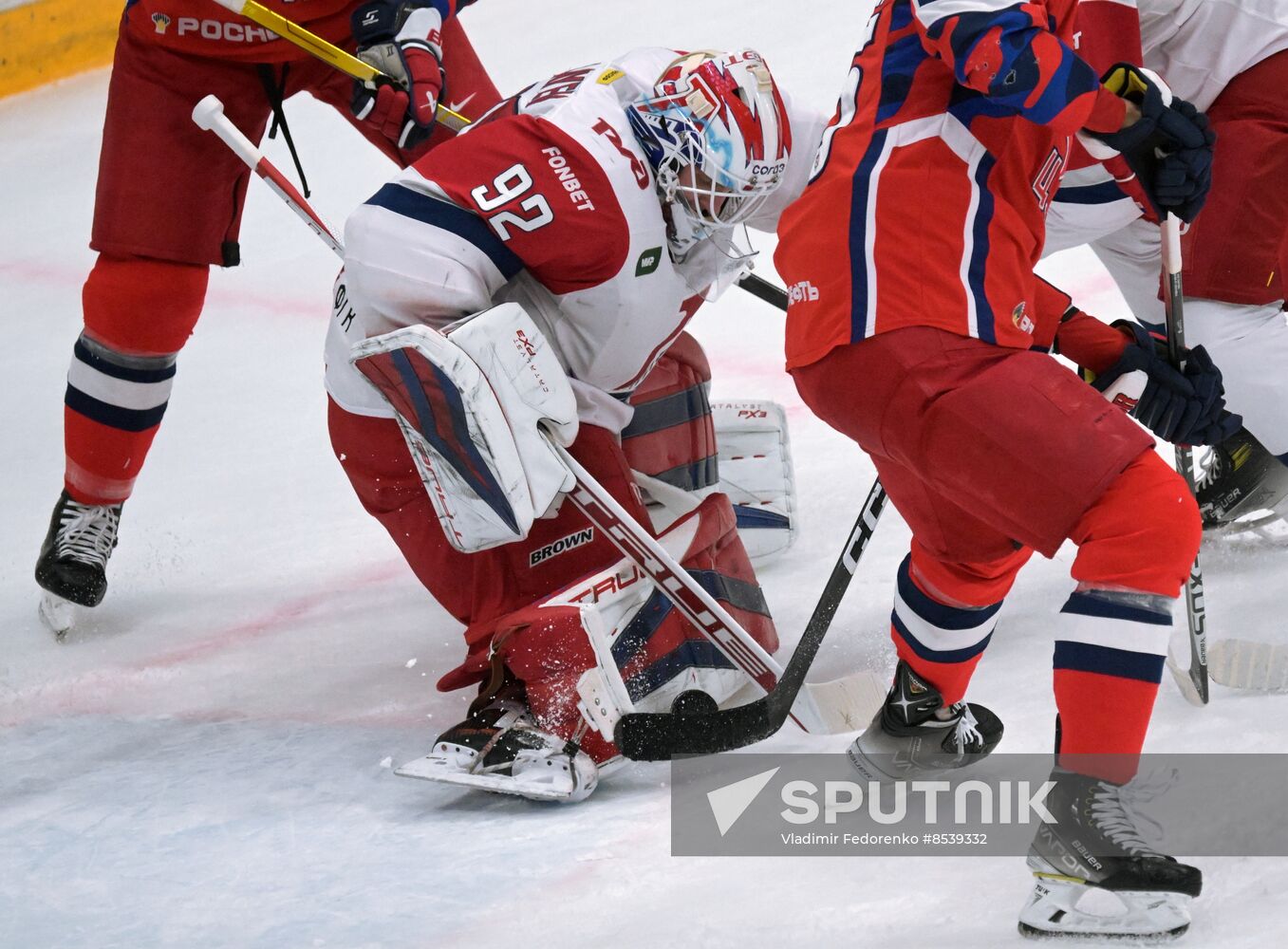 Russia Ice Hockey Kontinental League CSKA - Lokomotiv