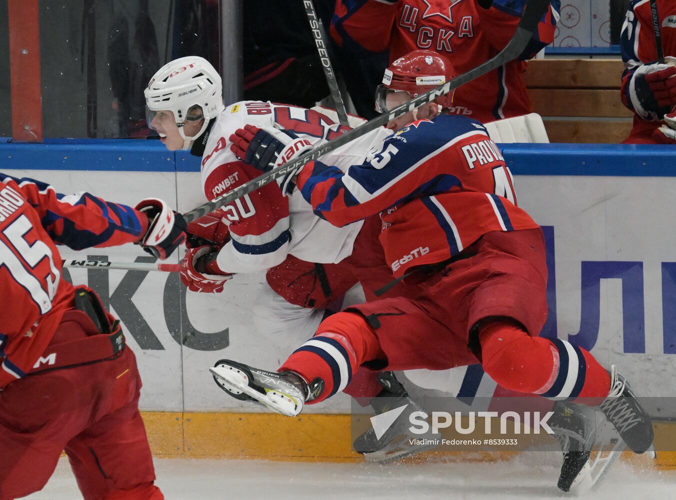 Russia Ice Hockey Kontinental League CSKA - Lokomotiv