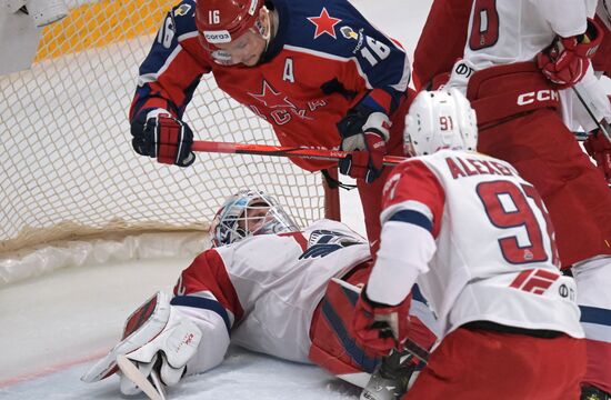 Russia Ice Hockey Kontinental League CSKA - Lokomotiv