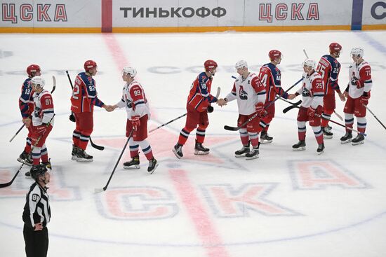 Russia Ice Hockey Kontinental League CSKA - Lokomotiv