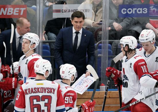 Russia Ice Hockey Kontinental League CSKA - Lokomotiv