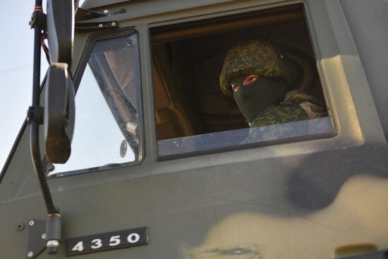 Russia Ukraine Military Operation Courier Service