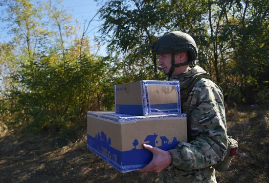 Russia Ukraine Military Operation Courier Service