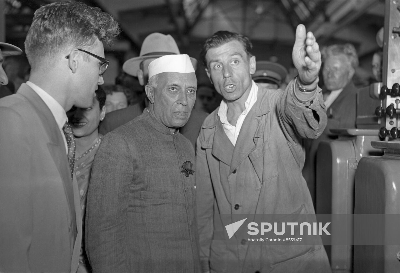 Jawaharlal Nehru visits Soviet Union