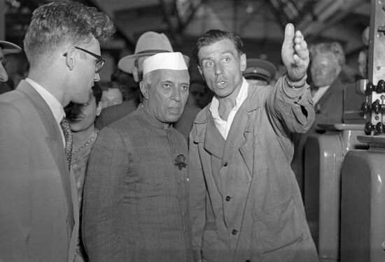 Jawaharlal Nehru visits Soviet Union