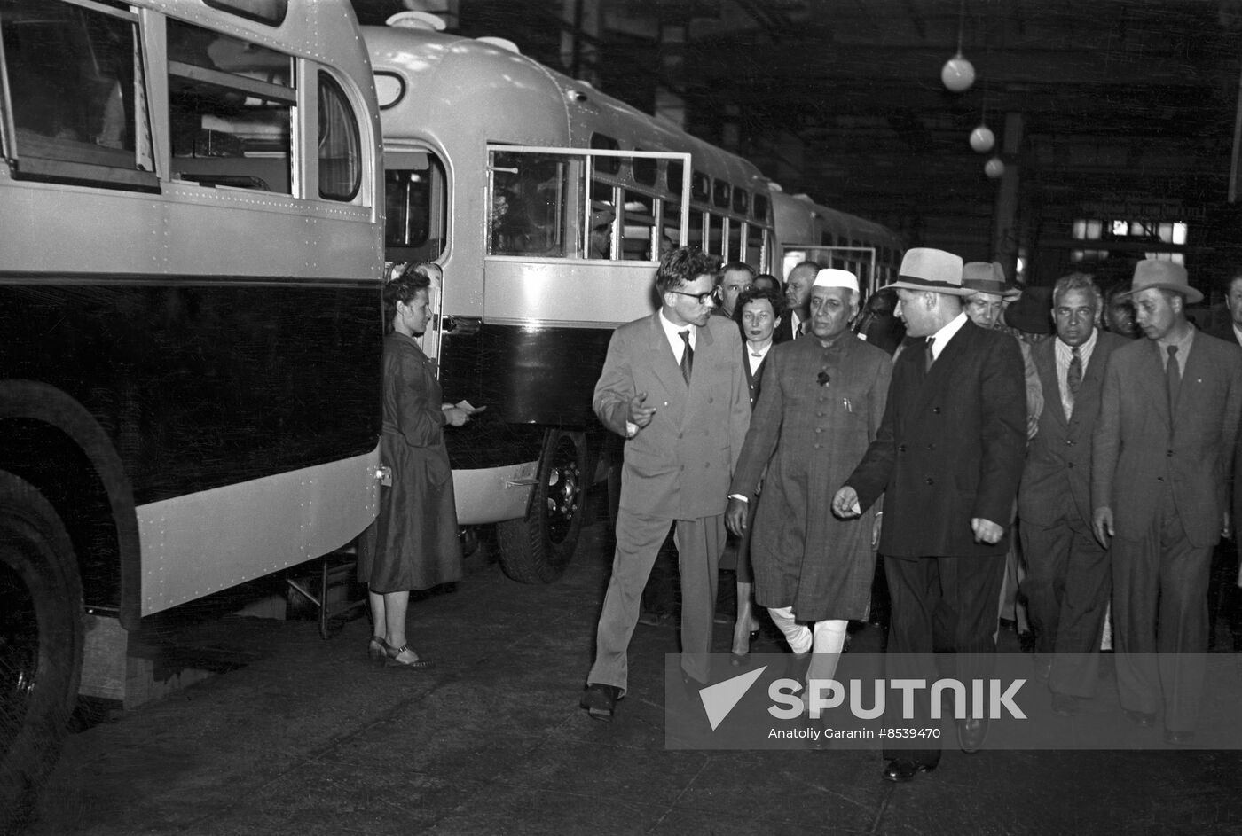 Jawaharlal Nehru visits Soviet Union