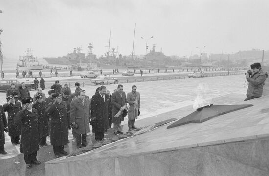 Delegation from the Kingdom of Tonga visits the Soviet Union