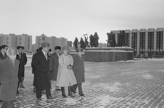 Delegation from the Kingdom of Tonga visits the Soviet Union