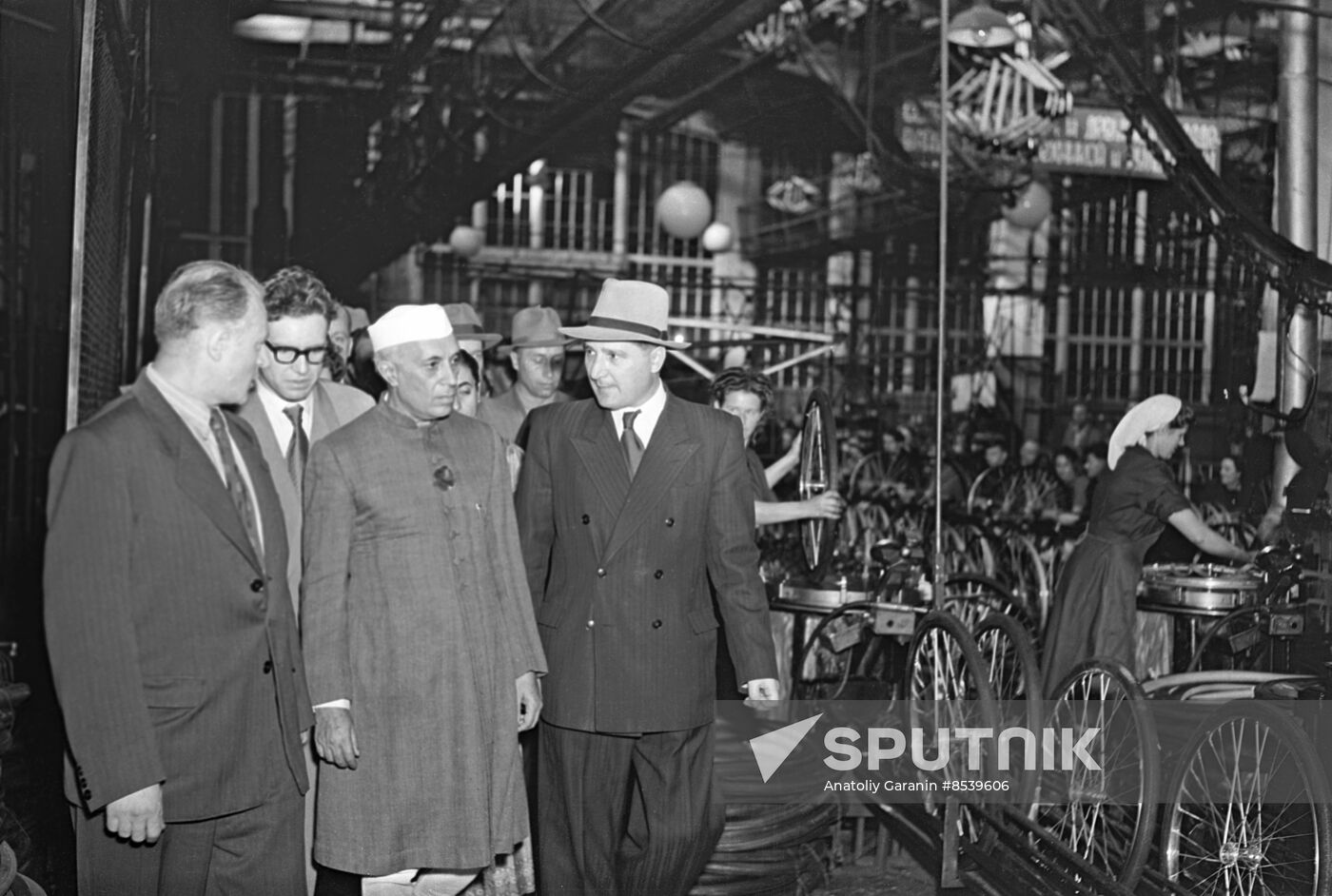 Jawaharlal Nehru visits Soviet Union