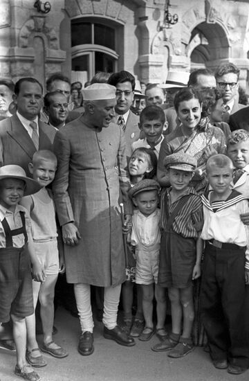 Jawaharlal Nehru visits Soviet Union