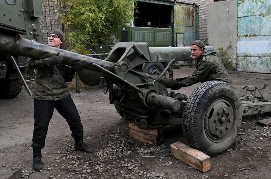Ukraine Russia Military Operation Repair Unit