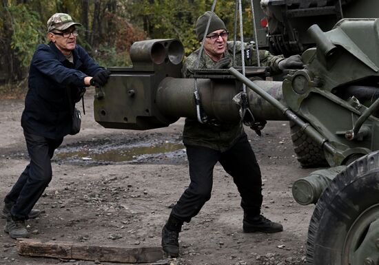Ukraine Russia Military Operation Repair Unit