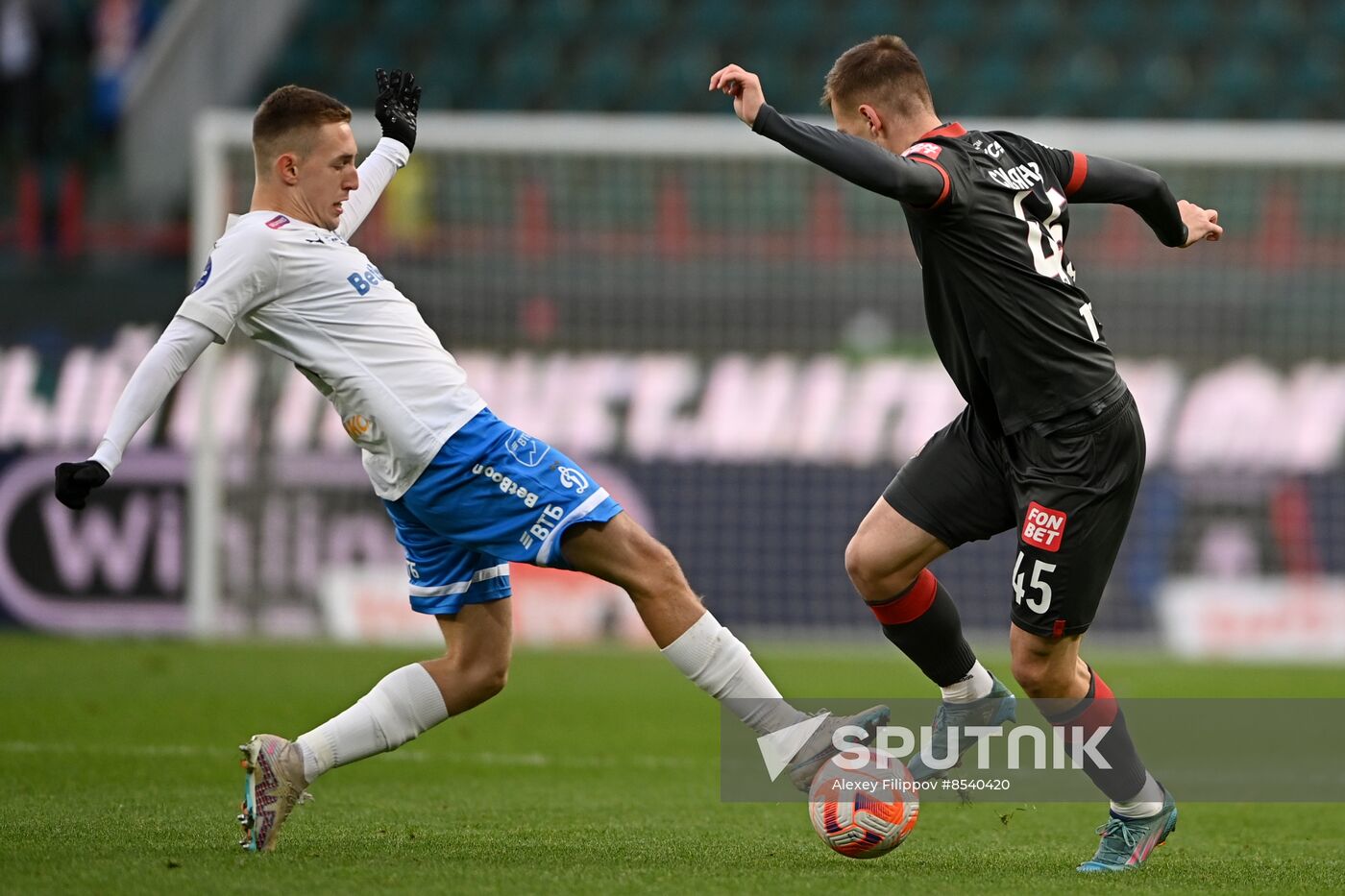 Russia Soccer Premier-League Lokomotiv - Dynamo