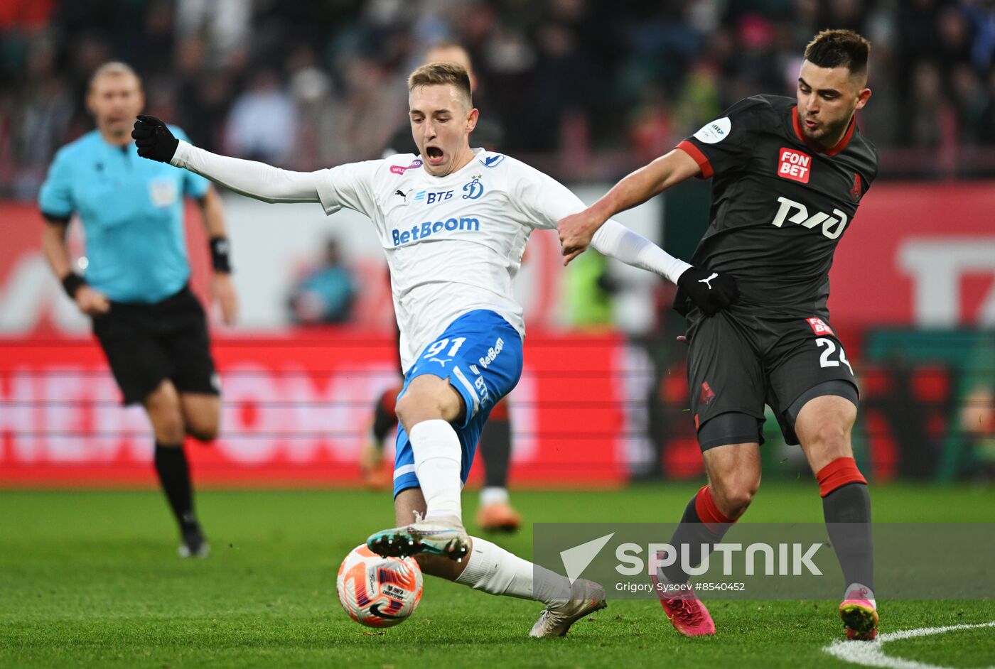 Russia Soccer Premier-League Lokomotiv - Dynamo