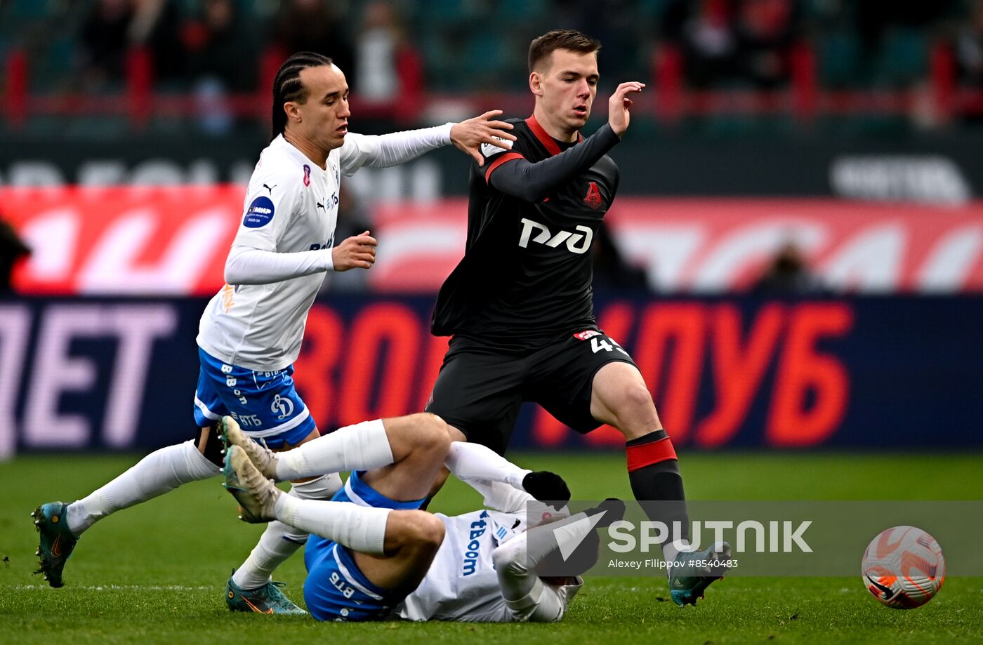 Russia Soccer Premier-League Lokomotiv - Dynamo