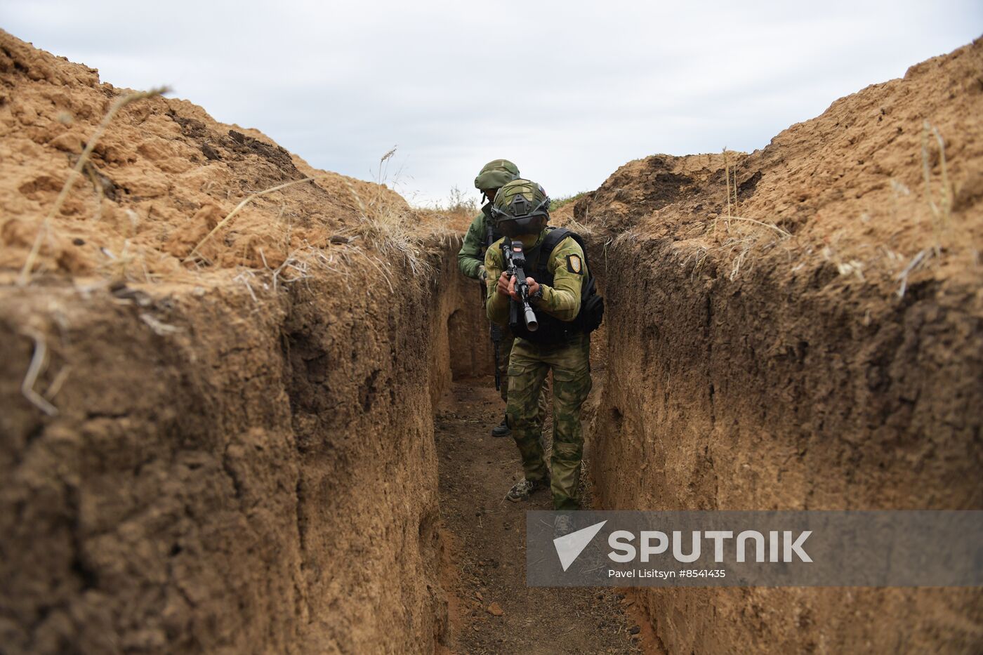 Russia Ukraine Military Operation Troops Training