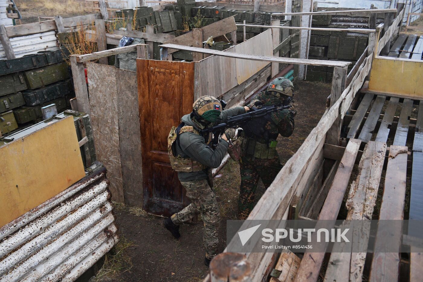 Russia Ukraine Military Operation Troops Training