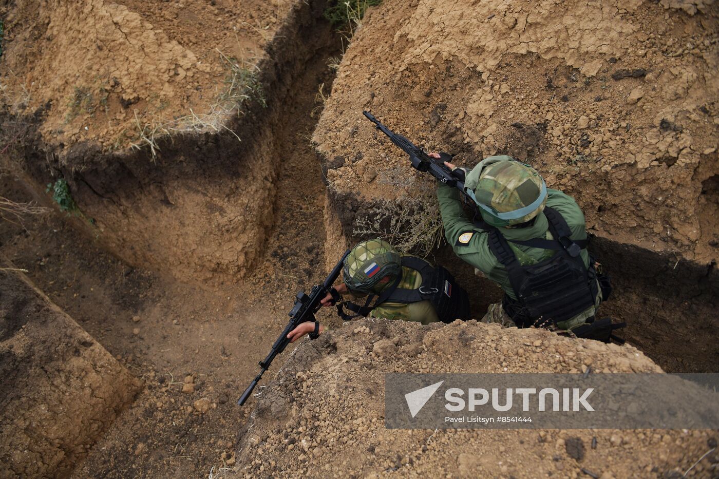 Russia Ukraine Military Operation Troops Training