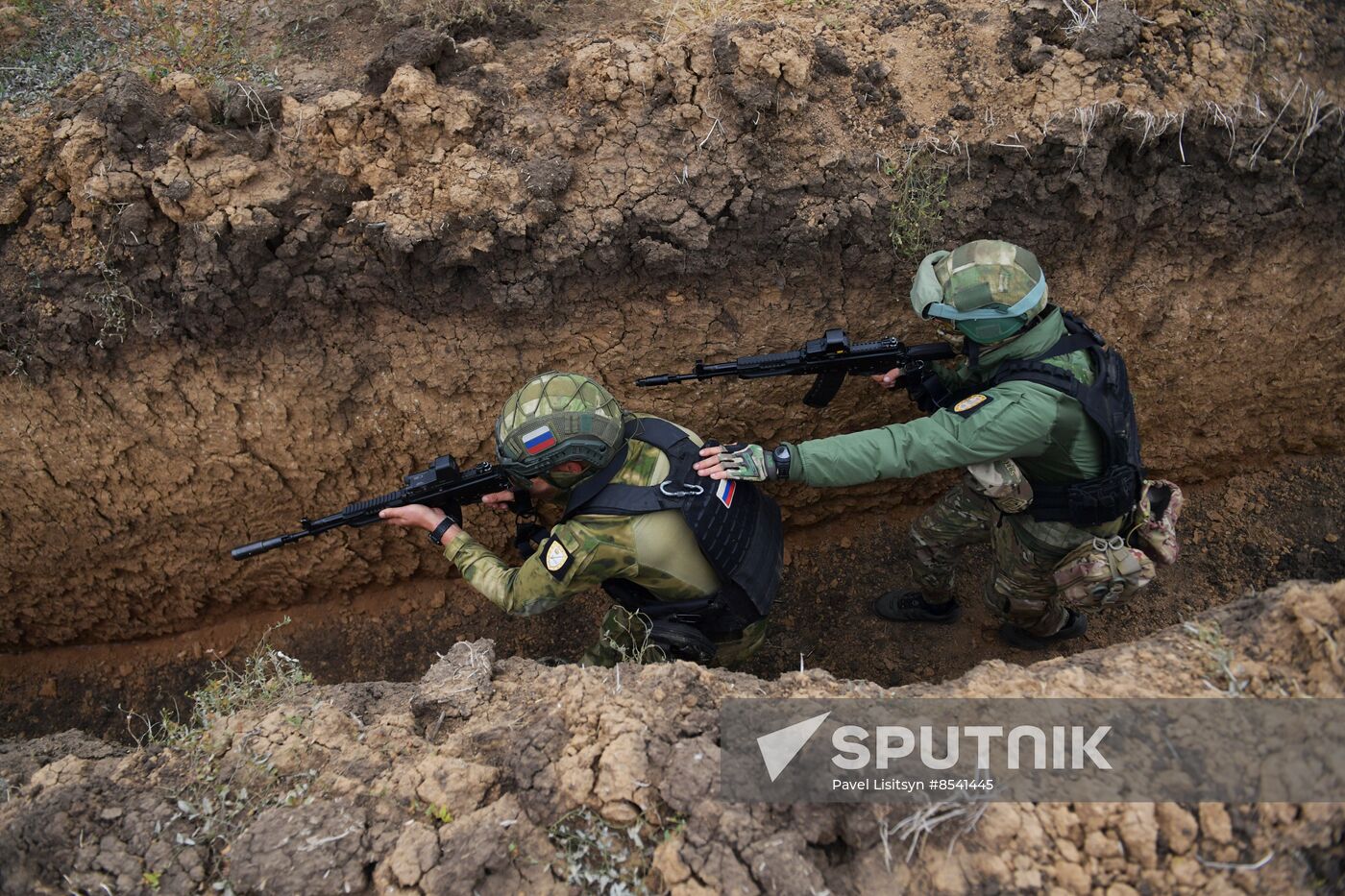 Russia Ukraine Military Operation Troops Training