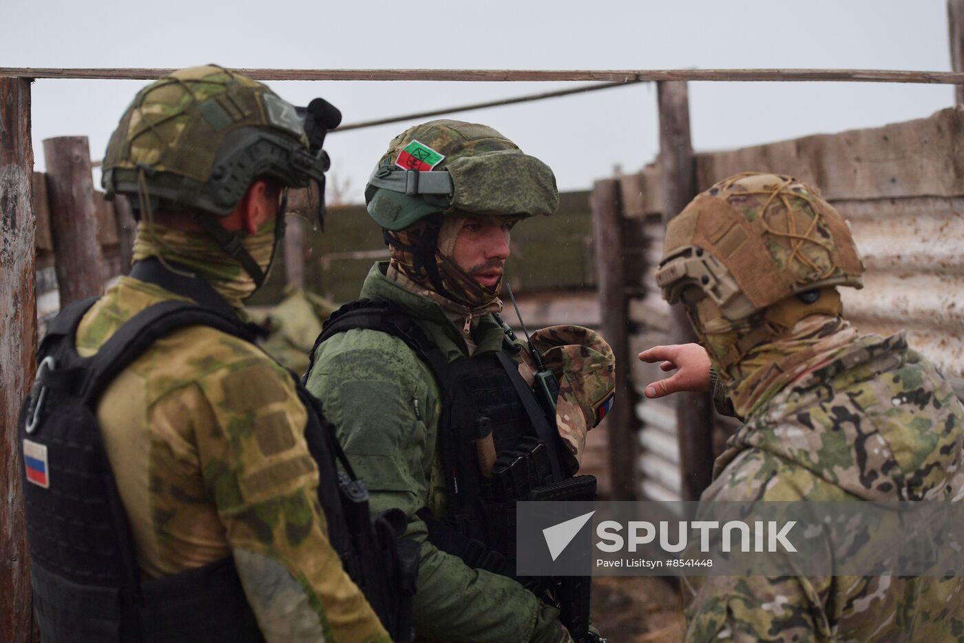 Russia Ukraine Military Operation Troops Training