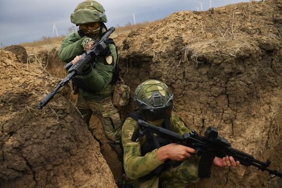 Russia Ukraine Military Operation Troops Training