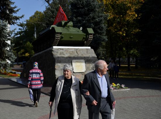 Russia WWII Melitopol Liberation Anniversary