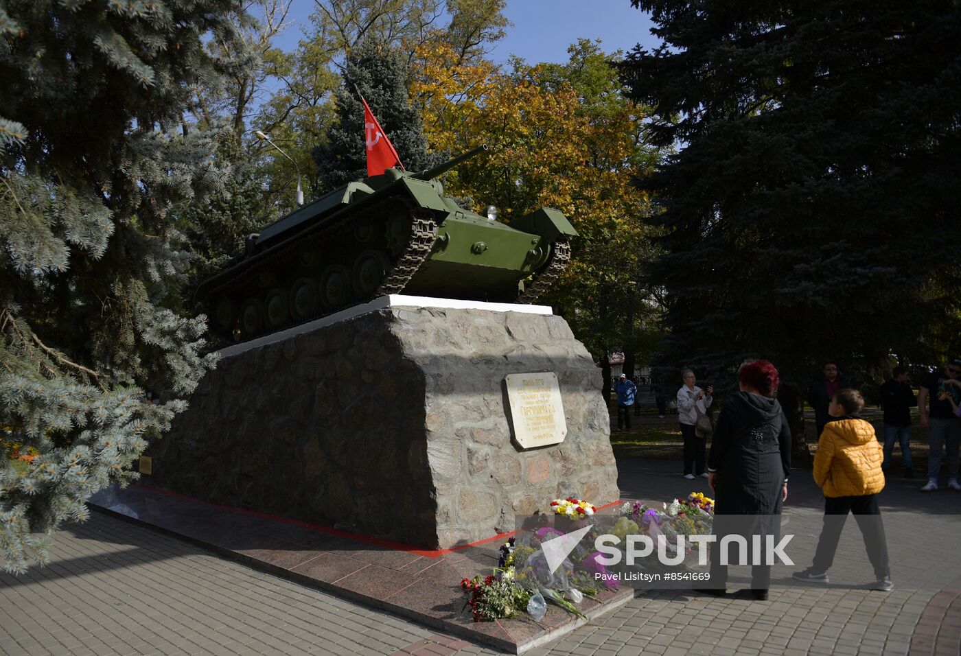Russia WWII Melitopol Liberation Anniversary