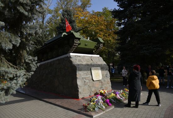 Russia WWII Melitopol Liberation Anniversary