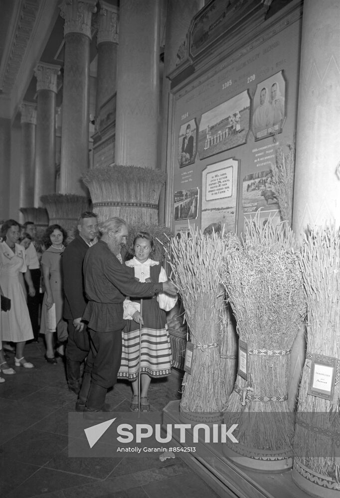 The Crop Farming pavilion at All-Union Agricultural Fair