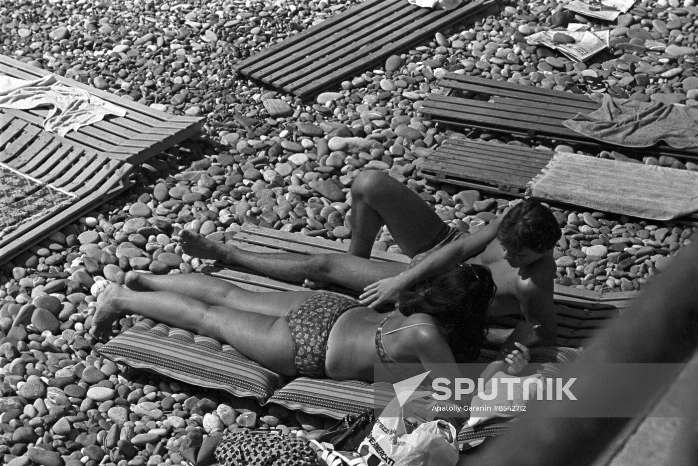 Beach in Sochi