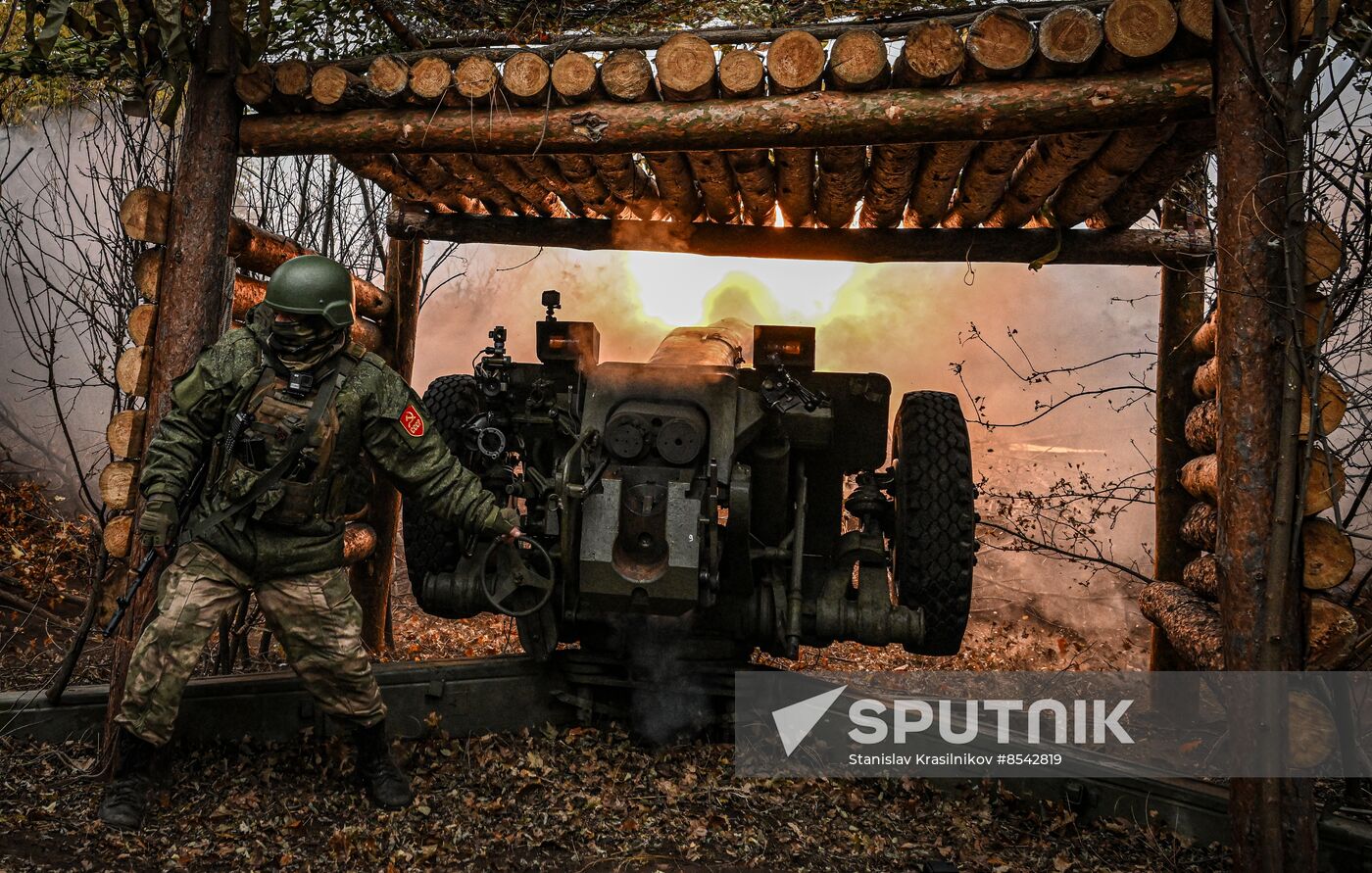 Russia Ukraine Military Operation Artillery Unit