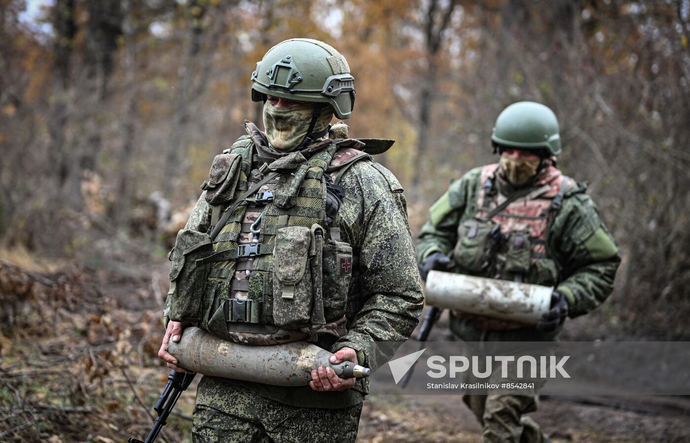 Russia Ukraine Military Operation Artillery Unit