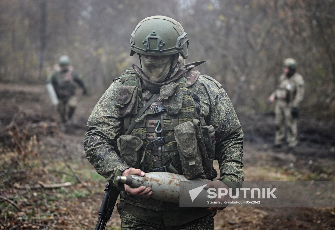 Russia Ukraine Military Operation Artillery Unit