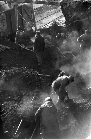 Coal production at Tulaugol coal mine