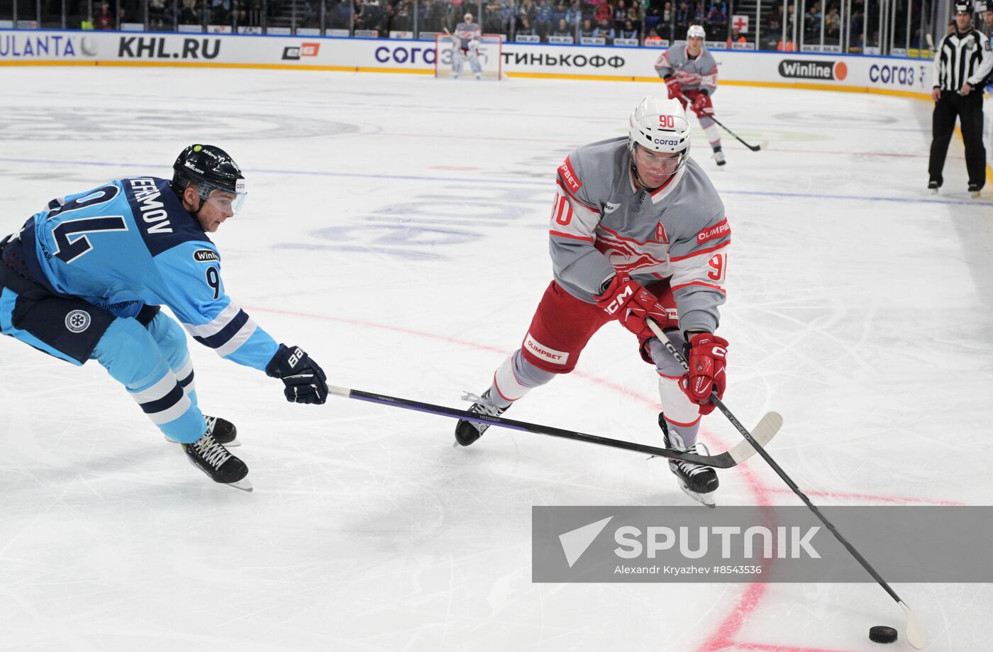 Russia Ice Hockey Kontinental League Sibir - Spartak