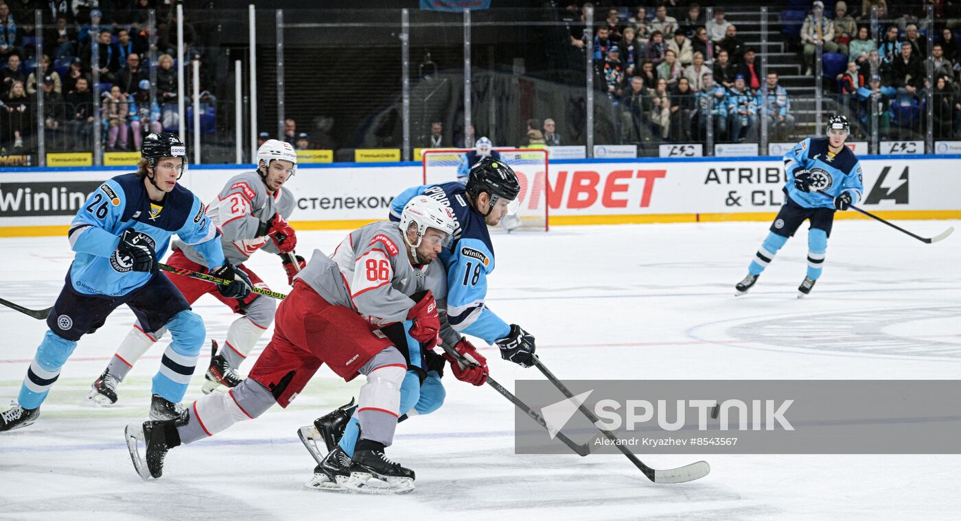 Russia Ice Hockey Kontinental League Sibir - Spartak