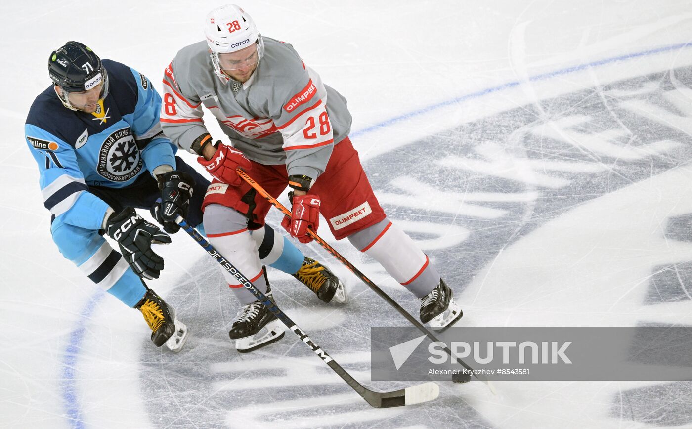 Russia Ice Hockey Kontinental League Sibir - Spartak