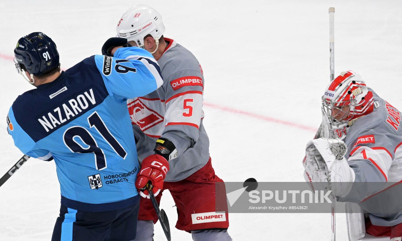 Russia Ice Hockey Kontinental League Sibir - Spartak