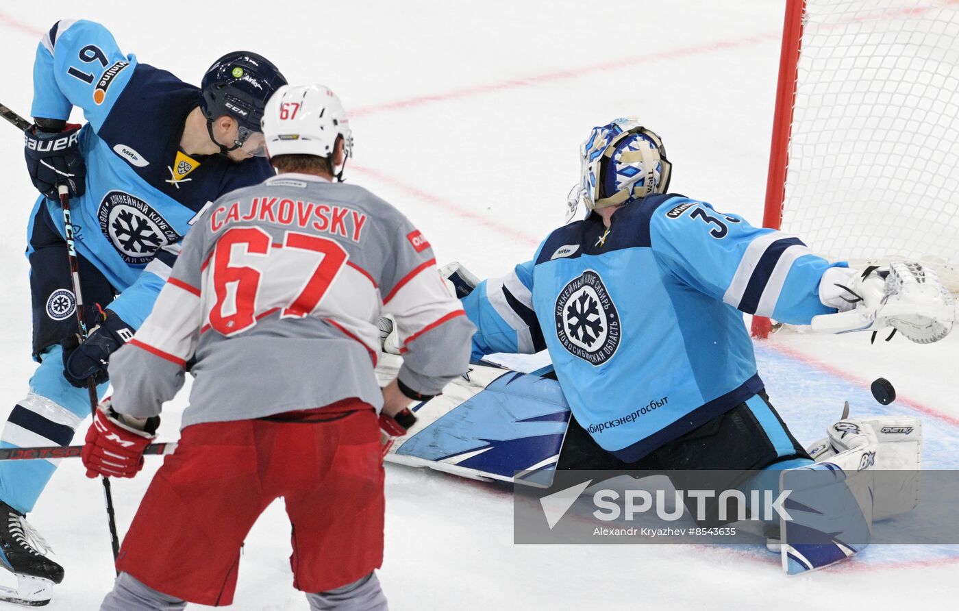 Russia Ice Hockey Kontinental League Sibir - Spartak