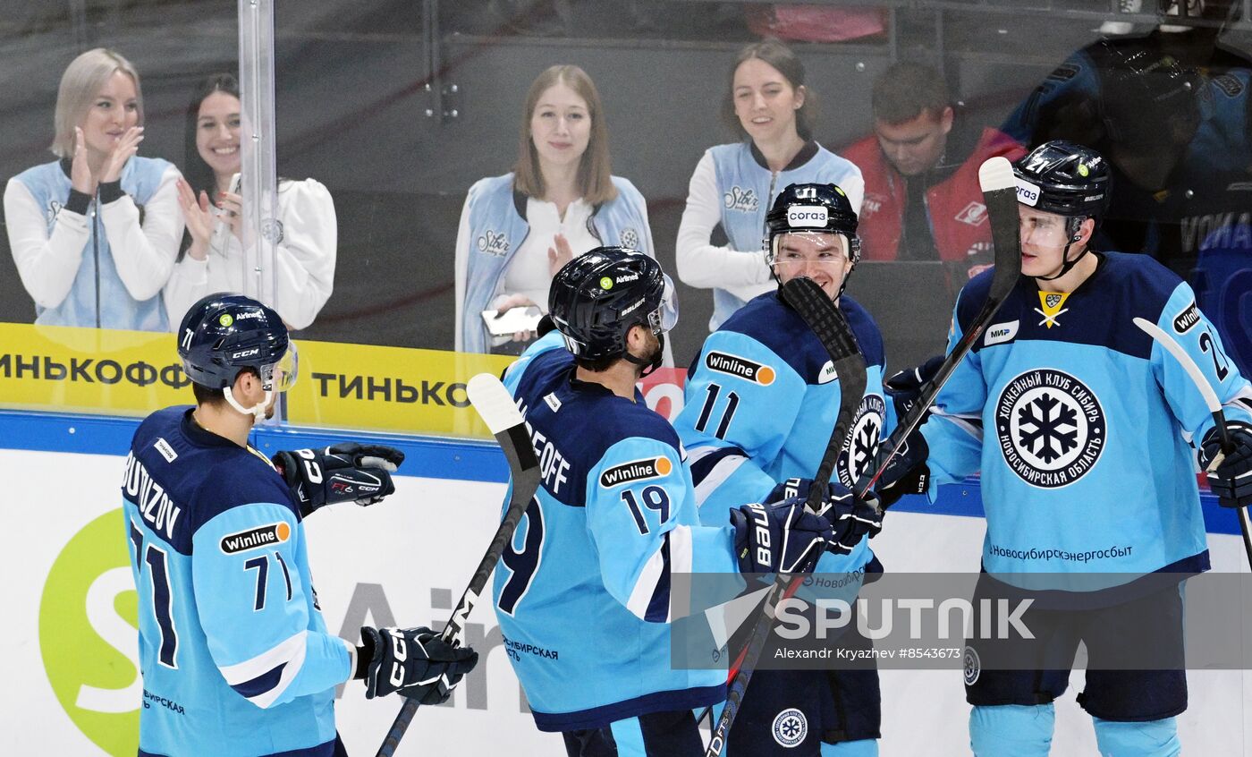 Russia Ice Hockey Kontinental League Sibir - Spartak