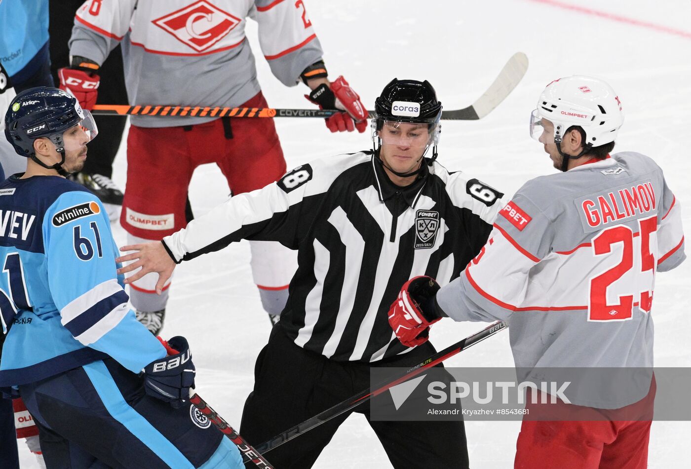 Russia Ice Hockey Kontinental League Sibir - Spartak