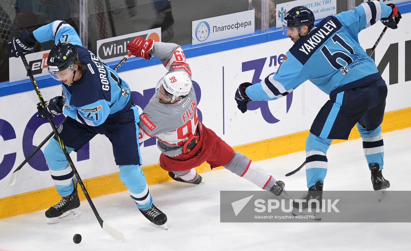 Russia Ice Hockey Kontinental League Sibir - Spartak